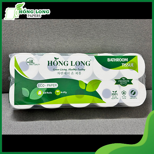 Giấy vệ sinh lụa Hồng Long Eco-Paper